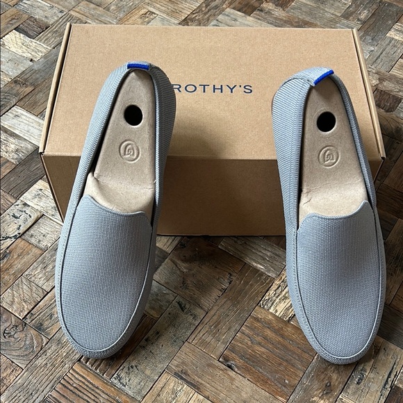 Rothy’s The Ravello Loafer Fog Grey Men’s 10 NWT - Picture 2 of 12